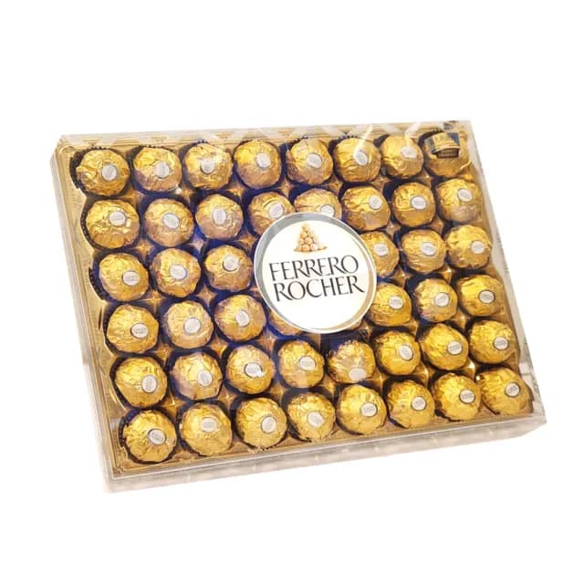 【Ferrero】費列羅 金莎豪華金鑽禮盒48顆 附禮袋(1114384LS)