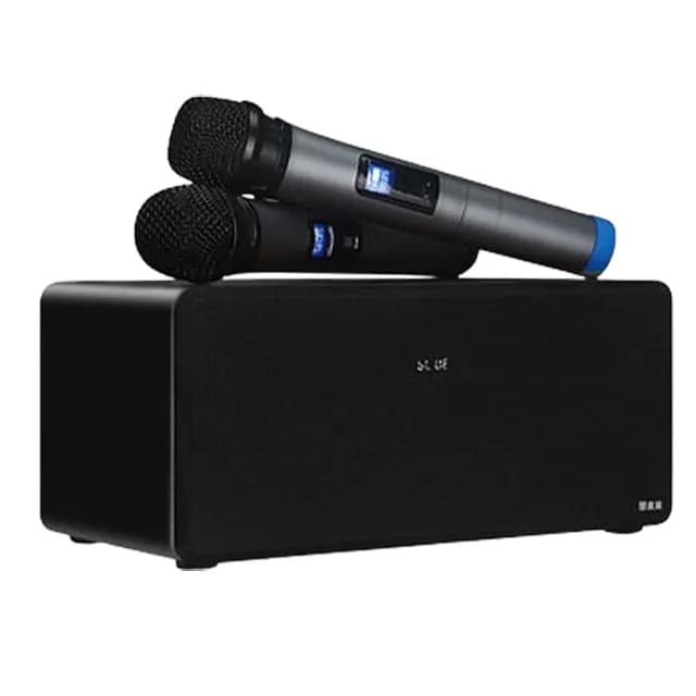S10pro行動KTV 重低音無線麥克 藍芽喇叭(音響 雙麥 內置聲卡)