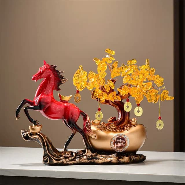 【超微米】發財樹 馬上有錢擺飾 招財擺件 客廳酒櫃裝飾品 辦公室擺設 開業喬遷新居禮品(馬上有錢擺飾)