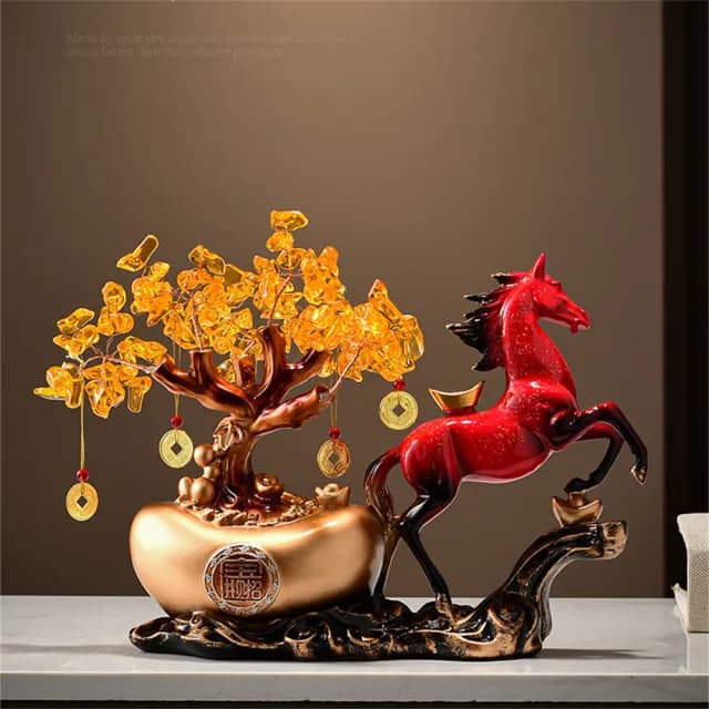 【超微米】發財樹 馬上有錢擺飾 招財擺件 客廳酒櫃裝飾品 辦公室擺設 開業喬遷新居禮品(馬上有錢擺飾)