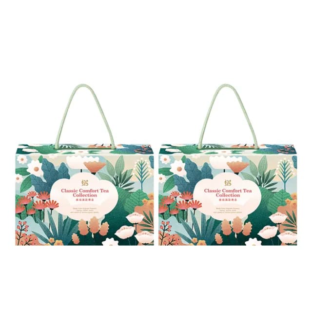 【JustHerb香草集】康福滿盈禮盒2gx48入二盒組(禮盒推薦)