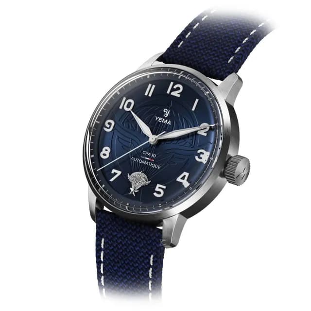 【YEMA】野馬錶 法國空中傘兵突擊隊第10號 CPA 10 聯名款 機械錶(64.25.10.05.TN.D5)