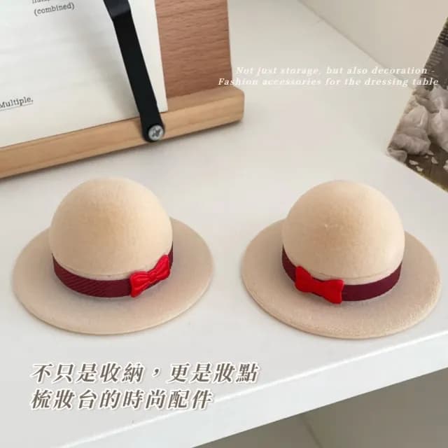 【收納小物】迷你禮帽戒指收納盒(鑽戒盒 飾品展示盒 珠寶盒 飾品收納 禮品 禮物 情人節 包裝)