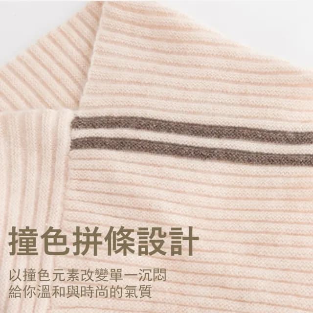 【Gordi】羊絨針織護頸圍脖 冬季百搭保暖圍巾 戶外騎行防寒圍脖套 圍脖 頭套圍巾