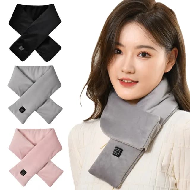 【Nil】雙11 USB智能加熱圍巾 秋冬百搭保暖圍脖 三檔控溫 遠紅外護頸脖套