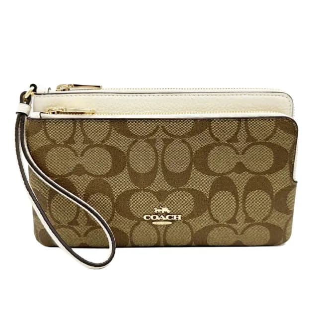 【COACH】長夾式雙層大手拿包/零錢包禮盒(多色選一)