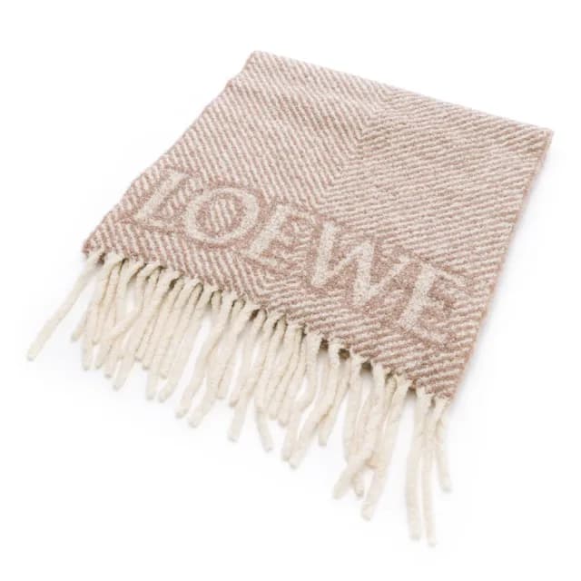 【LOEWE 羅威】精選暢銷羊毛/羊駝毛混紡圍巾(多款任選)