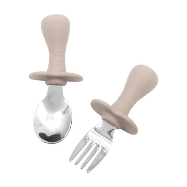 【TRENi Mini】安全學習不鏽鋼叉匙組(兒童餐具)