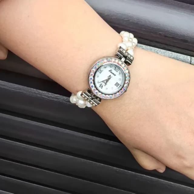 【Penny珮妮】天然珍珠手錶鍊(母親節 情人節 送閨蜜 生日禮物 交換禮物 送女友 尾牙 新年 結婚)