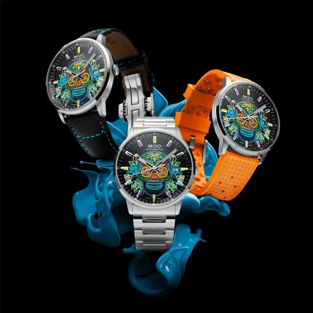 【MIDO 美度】香榭系列 限量 墨西哥亡靈節 透視機械腕錶 雙11 特惠 推薦(M0214071141104)