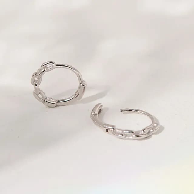 【vacanza】迷你鏈．純銀耳環