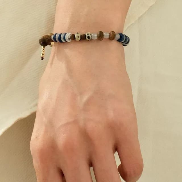 【MoonDy】雙11 飾品 串珠手鍊 沉香手鍊 瑪瑙手鍊 寶石手鍊 天然石手串 開運手鍊 新中式手鍊