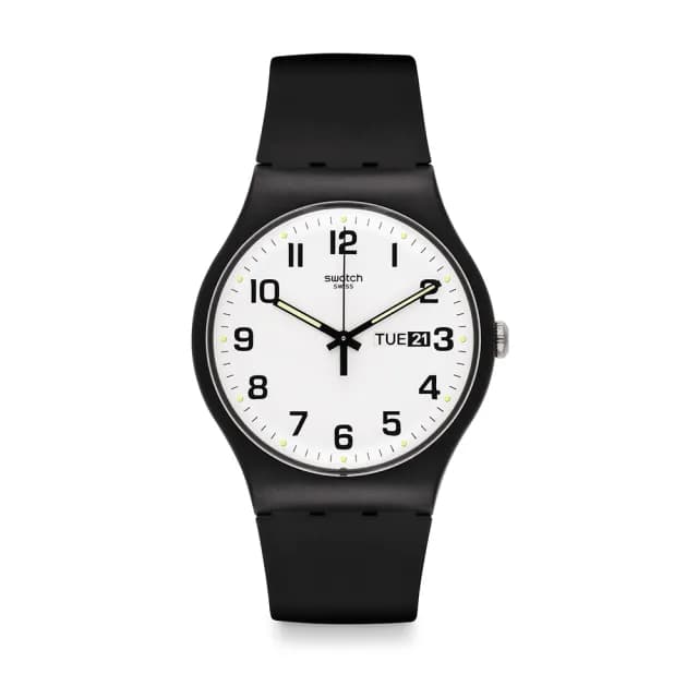 【SWATCH】TWICE AGAIN 經典手錶/男錶/女錶/瑞士製造 SO29B703(41mm)