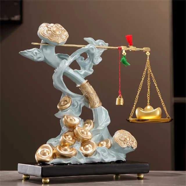 【超微米】稱心如意擺件 家居桌上擺飾 客廳擺設 電視櫃玄關酒櫃裝飾品 喬遷新居禮品(稱心如意擺飾)