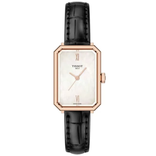 【TISSOT 天梭】SRV系列 經典幾何時尚腕錶 雙11 特惠 推薦(T1601103611300)