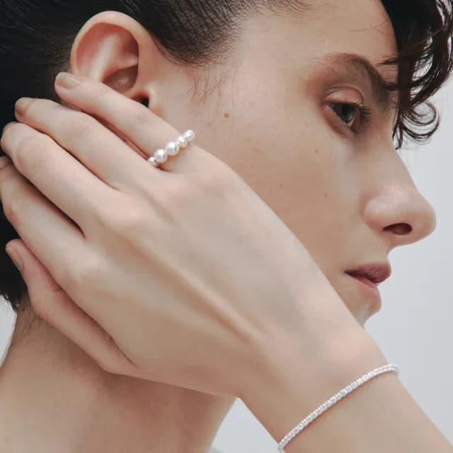 【lesbonbon】雙11 閃耀王妃手鍊/銀(日本製飾品/生日禮物/手環/手鏈)