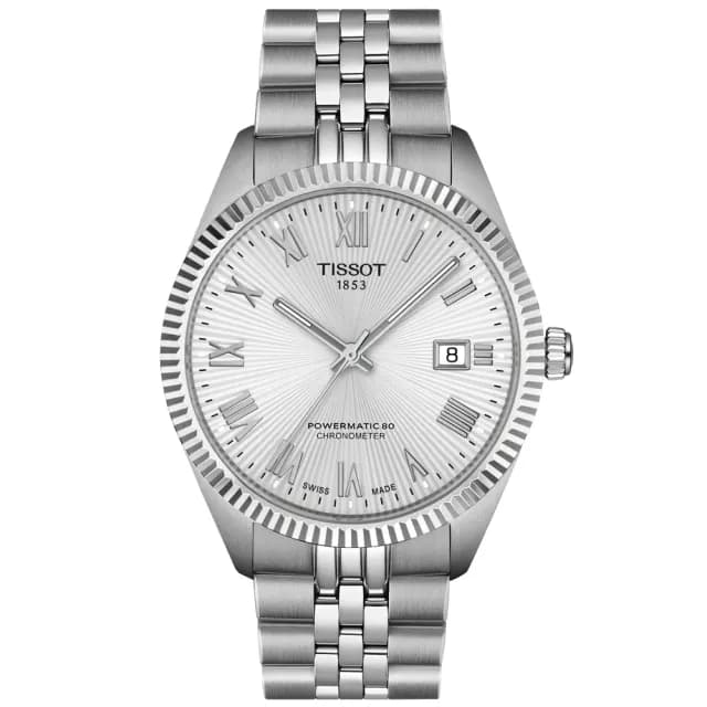 【TISSOT 天梭】BALLADE系列 天文台認證 COSC 羅馬字 機械腕錶 雙11 特惠 推薦(T1564081103300)
