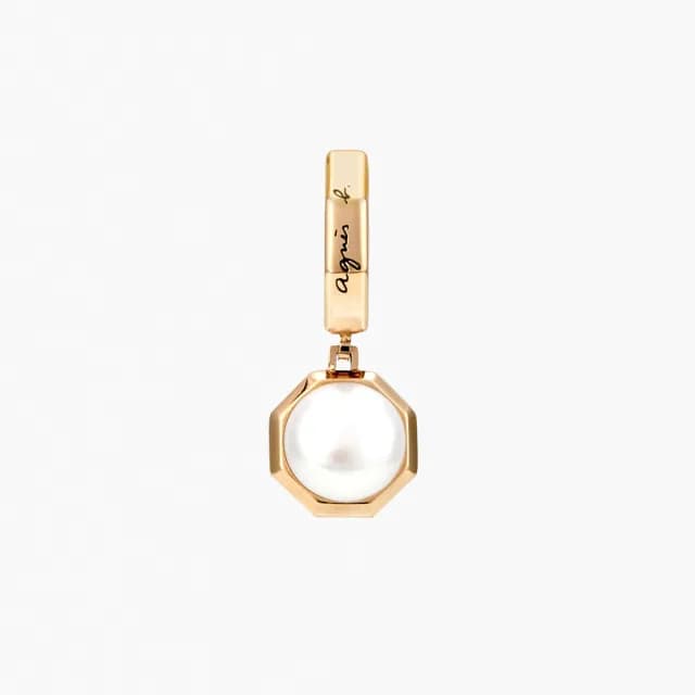 【agnes b.】bijoux Connect Chain耳環(金色)