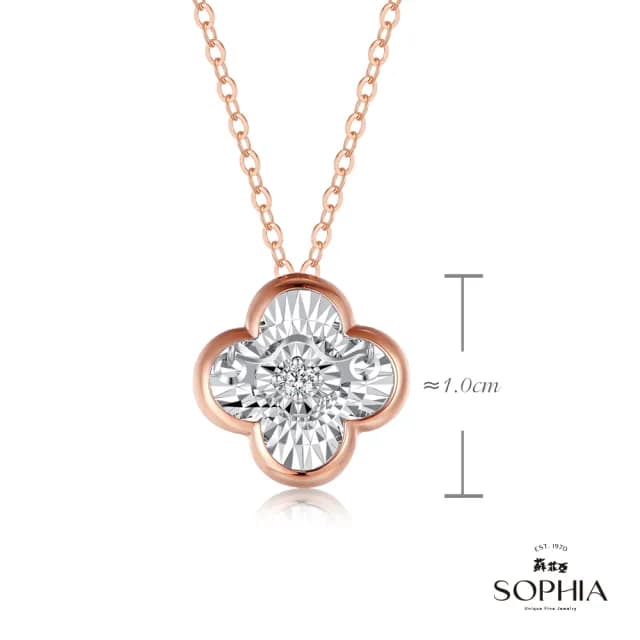 【蘇菲亞珠寶】18K金 芮妮 鑽石套鍊