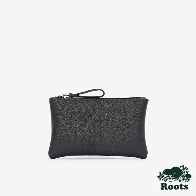 【Roots】Roots 小皮件- MEDIUM ZIP 零錢包(黑色)