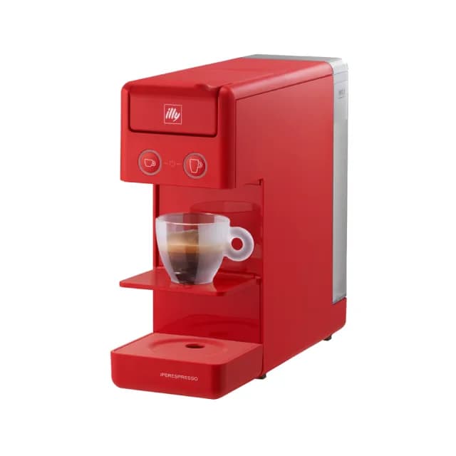 【illy】官方直營 Y3.3 膠囊咖啡機(紅色)