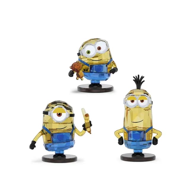 【SWAROVSKI 施華洛世奇】Minions 小小兵 Bob蘿蔔/Stuart史都華/Kevin凱文(3款任選_情人節禮物)