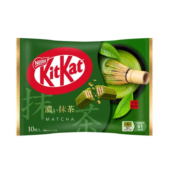 【Nestle 雀巢】Kitkat宇治抹茶威化巧克力袋裝(新包裝上市)