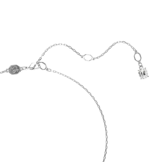 【SWAROVSKI 施華洛世奇】Swan 鏈墜 天鵝 黑色 多種金屬潤飾(情人節禮物)