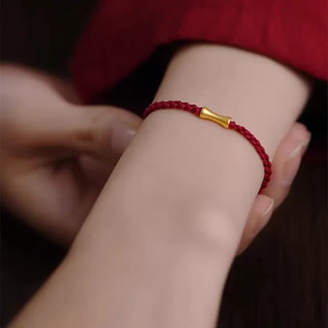 【Penny珮妮】999黃金 節節高升可調節 手繩手鍊3色可選(母親節 交換禮物  生日禮 情人節 尾牙 新年 結婚)