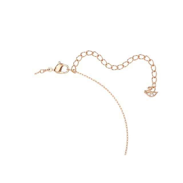 【SWAROVSKI 施華洛世奇】Hyperbola 項鏈 無限符號和心形 白色 多種金屬潤飾