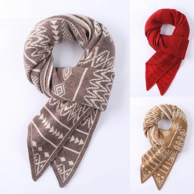 【時尚巴黎】現貨+預購 頂級100%羊毛圍巾秋冬季加絨厚磅保暖圍巾(日韓甜美男女配件74mi5)