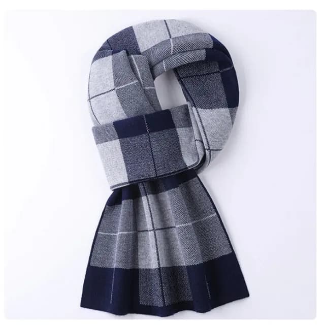 【時尚巴黎】現貨+預購頂級羊毛圍巾羊絨秋冬季加絨厚磅保暖針織圍巾(男士格子圍巾男女配件74mi71)