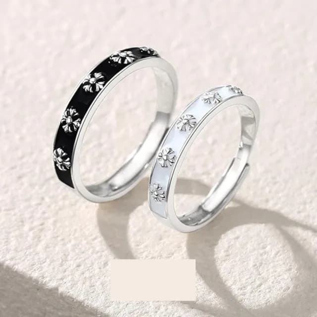 【巴黎精品】現貨+預購 頂級925純銀戒指婚戒女鑽戒開口戒子情侶對戒尾戒情人節禮物(鳶尾花男女飾品a1li80)