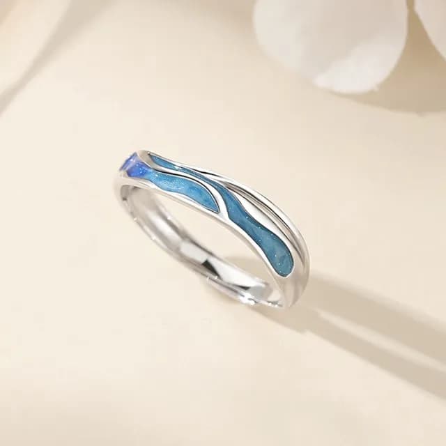 【巴黎精品】現貨+預購 頂級925純銀戒指婚戒女鑽戒開口戒情侶對戒尾戒情人節禮物(飛鳥與海男女飾品a1li78)