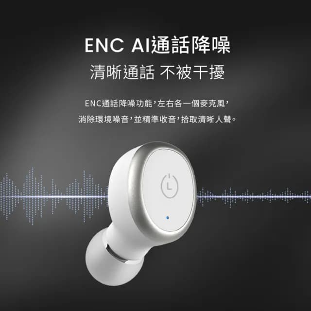 【TOZO】新升級!T10S降噪運動立體聲真無線AI智慧藍牙耳機(專屬APP/通話降噪/無線充電/防水IPX8)