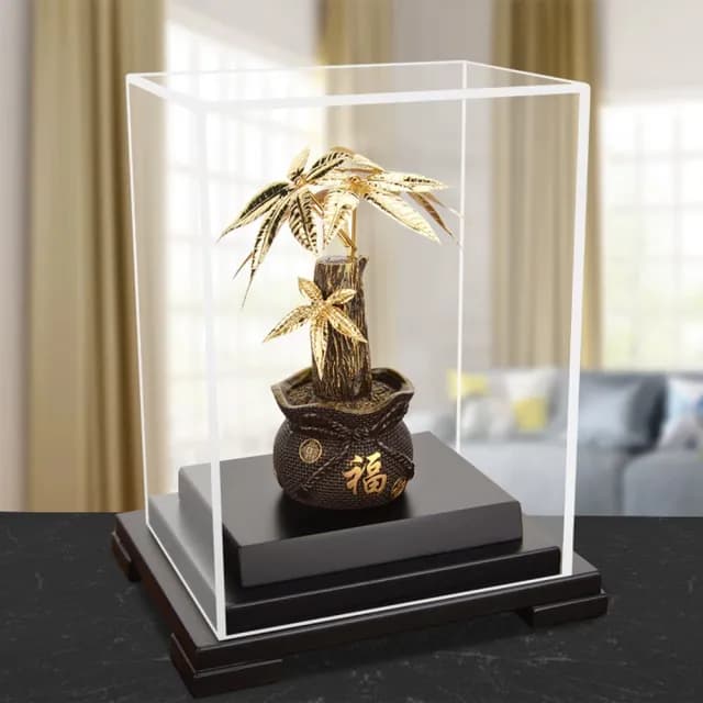 【沁仕家】招財進寶發財樹擺件 17*13.5*22cm搖錢樹(招財樹 裝飾品 辦公擺設 開業喬遷禮品 送禮禮物)