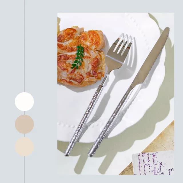 【瑞典廚房】304不鏽鋼沉穩優雅西餐餐具 西餐 牛排刀 叉 匙 甜品匙 湯匙 甜點叉(六件任選)