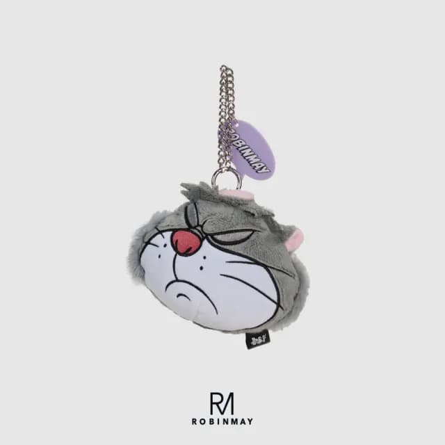 【ROBINMAY】迪士尼貓狗系列魯斯佛零錢包(雙11/拉鍊封口)