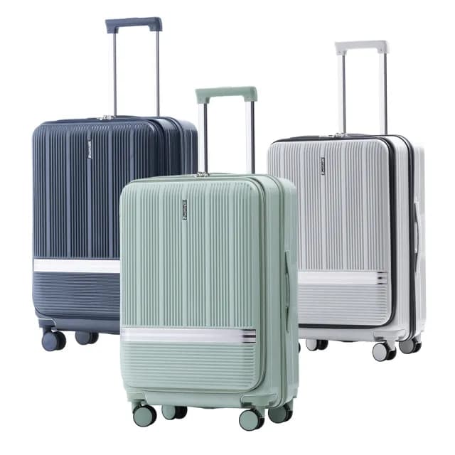 【Batolon 寶龍】全新福利品  29吋  聖雷莫100%純PC前開式開合95%防爆拉鍊硬殼箱/行李箱(6色任選)