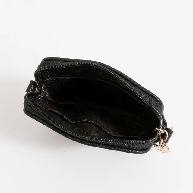 【PLAYBOY】零錢包  黑白TWO系列(米白色)