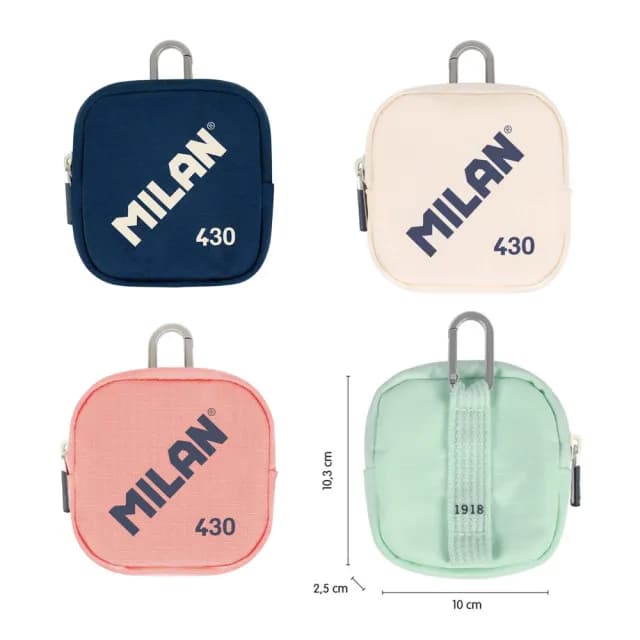 【MILAN】經典430橡皮擦造型零錢包(附掛勾可吊掛)
