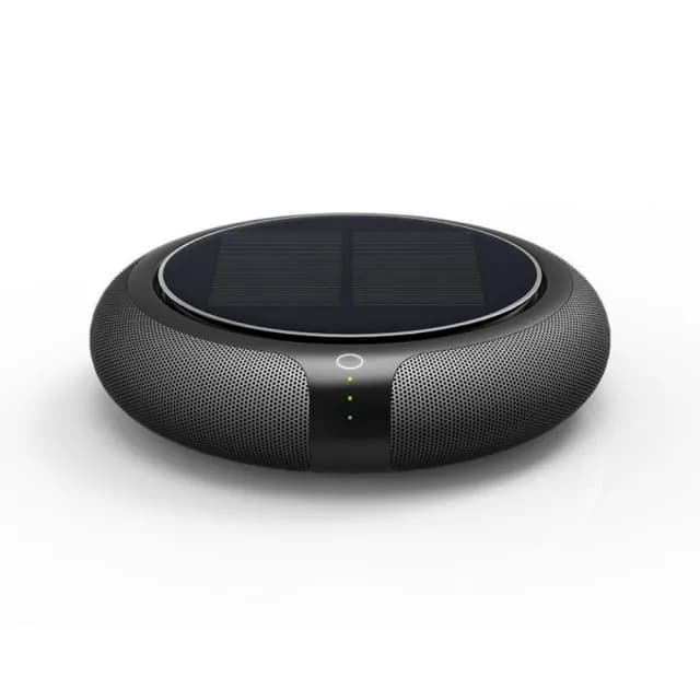 【宜品居家】太陽能車載空氣凈化器 負離子凈化器 汽車用空氣凈化機(太陽能/360°淨化/雙重模式淨化)