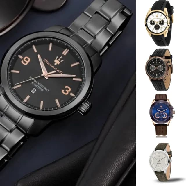 【MASERATI 瑪莎拉蒂】WATCH 瑪莎拉蒂經典  手錶金屬/皮革錶 多款任選(R885)