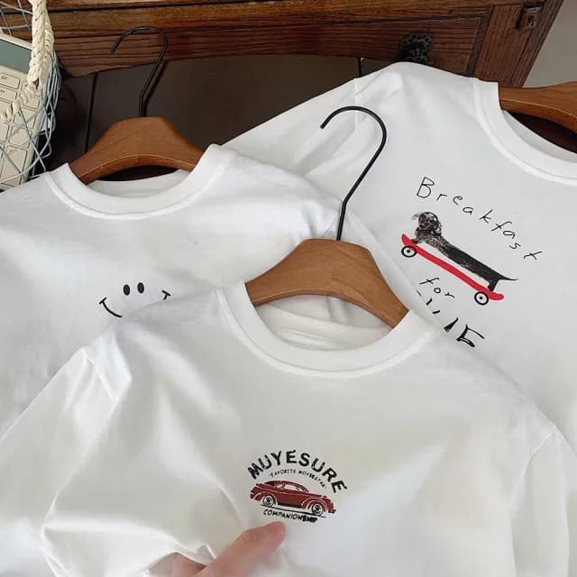 【橘魔法】童趣印花純棉百搭長袖上衣(薄長袖 長袖上衣 中性款 男童 女童 兒童 童裝)