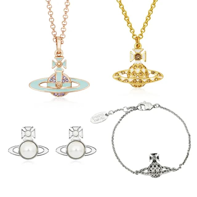 【Vivienne Westwood】經典行星土星 項鍊/耳環/手鍊(多款可選)