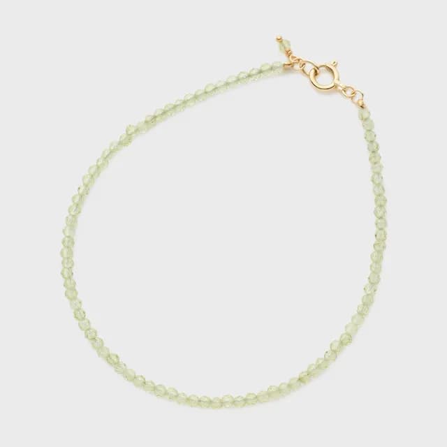 【agete】NOJESS 10K橄欖石手鍊