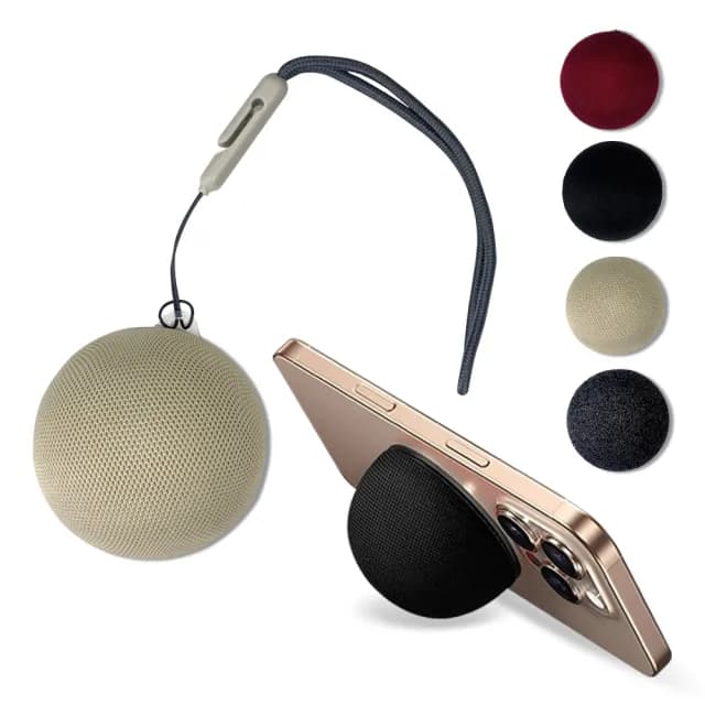 【INFINITY】迷你磁吸式 重低音無線藍牙音響 手機支架藍牙喇叭(360度環繞立體聲)