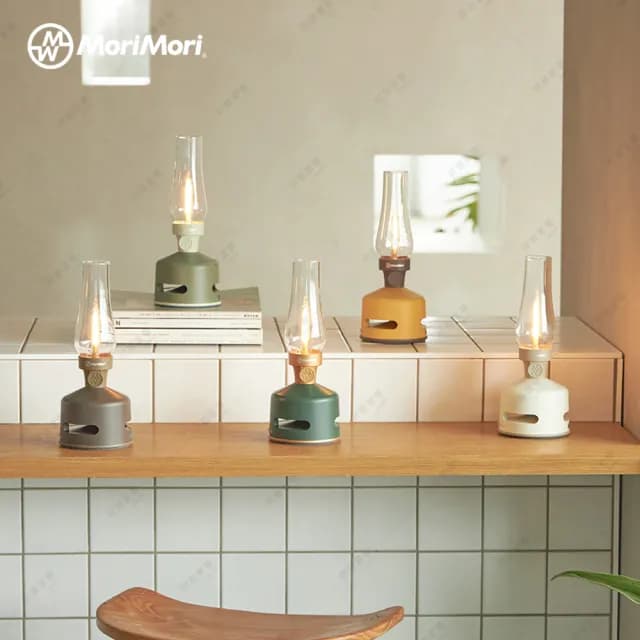 【日本MoriMori】LED Lantern Speaker 煤油燈藍牙音響 S2(五色任選)