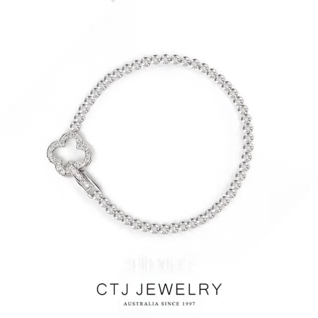 【CTJ】歡慶雙11!現貨!1克拉 9K金 幸福 天然鑽 真鑽 鑽石手鍊(鑽石閃耀時刻 只為摯愛的妳)