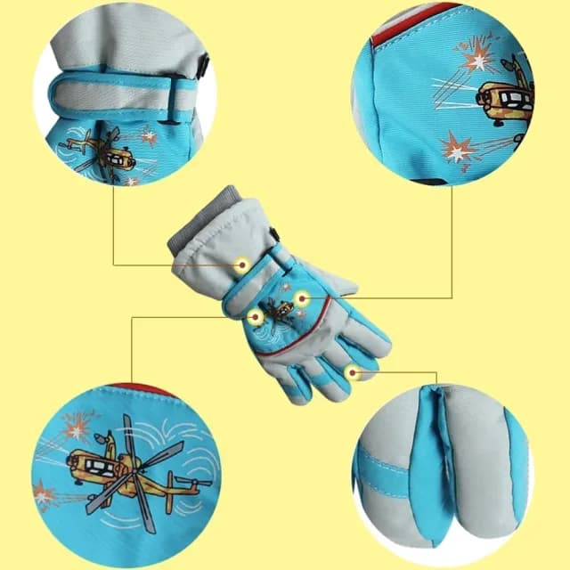 【橘魔法】兒童防風防潑水手套(防潑水 保暖 寒流 玩雪 兒童 男童 女童 童裝 日本)